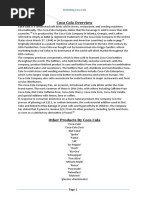 Coke Brand Architecture | PDF | Coca Cola | The Coca Cola Company