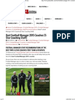 Best Football Manager 2015 Coaches _ Passion4FM.com
