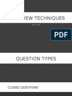 Interview Techniques
