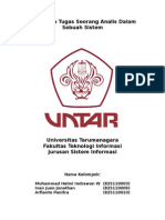 Peran Dan Tugas Seorang Analis Dalam Sebuah Sistem