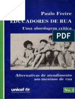 Educadores de Rua - Paulo Freire