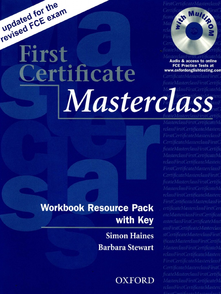 Fcm Wookbook First Certificate Masterclass Workbook Pdf