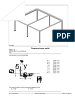 Steel Cross Section Dimensions and Stress Analysis