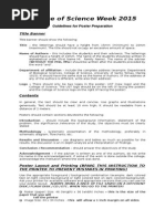 FYP Poster Preparation Guidelines | PDF | Career & Growth