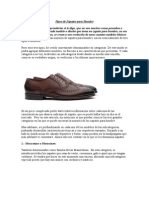 Tipos de Zapatos para Hombre