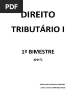 Direito Tributário i - 1 Bi