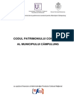 Campulung Muscel - Codul Patrimoniului Construit