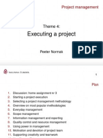 Project Execution and Management