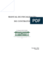 Manual de Fiscalização de Contratos Da UNIFESP (Versão 1.0)