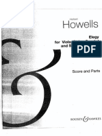 Howells Elegy Full Score