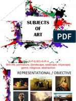 Subjects of Art