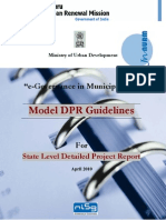 Model DPR Guidelines for State e-Governance Project