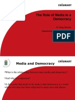 Greg Simons the Role of Media in a Democracy