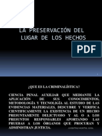 Preservacion Del Lugar de Los Hechos 2015