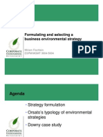 Week 5 - 2 Env - Policy and Firm Strategy