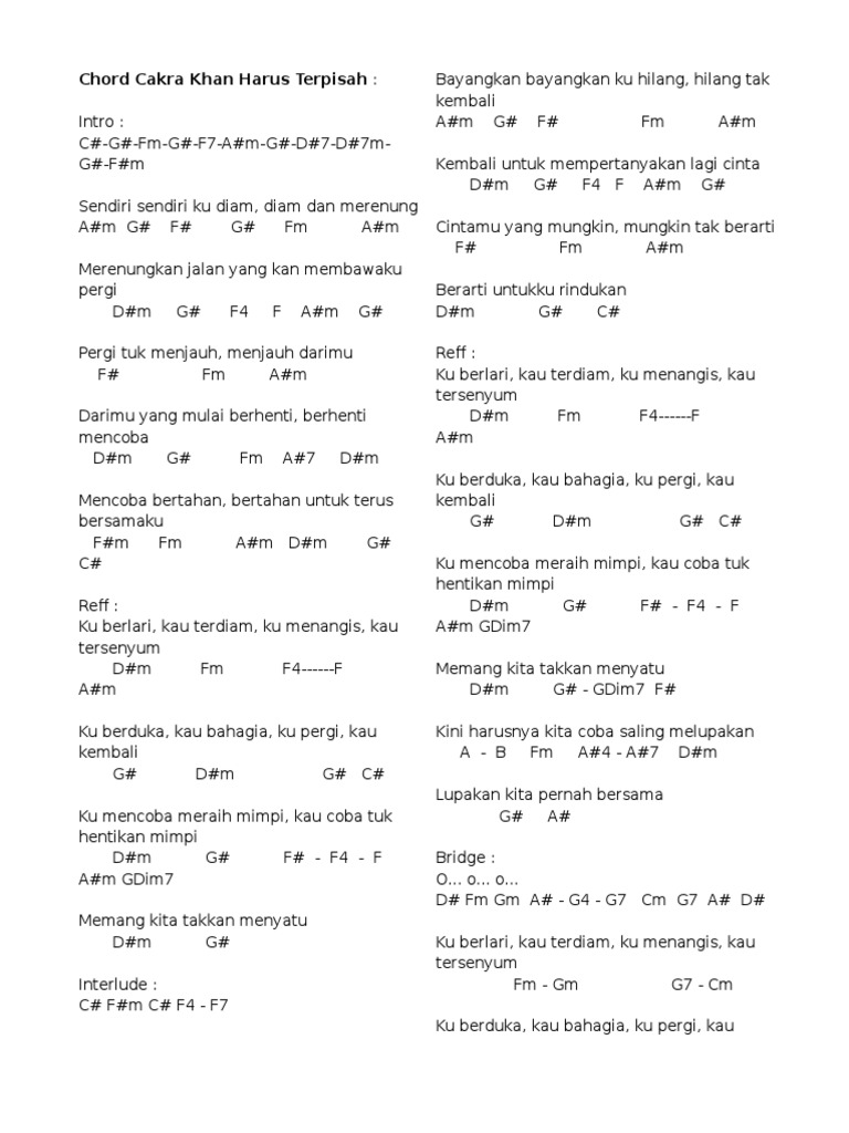 29 Chord Lagu Qasidah | Basgalanos