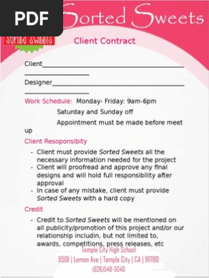 sorted sweets contract