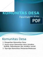 III - Komunitas Desa