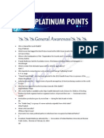 Platinium Points RRB English