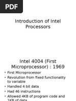 Introduction of Intel Processors