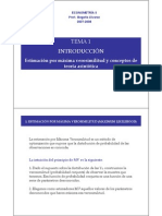 Estimación Por Máxima Verosimilitud y Conceptos de PDF