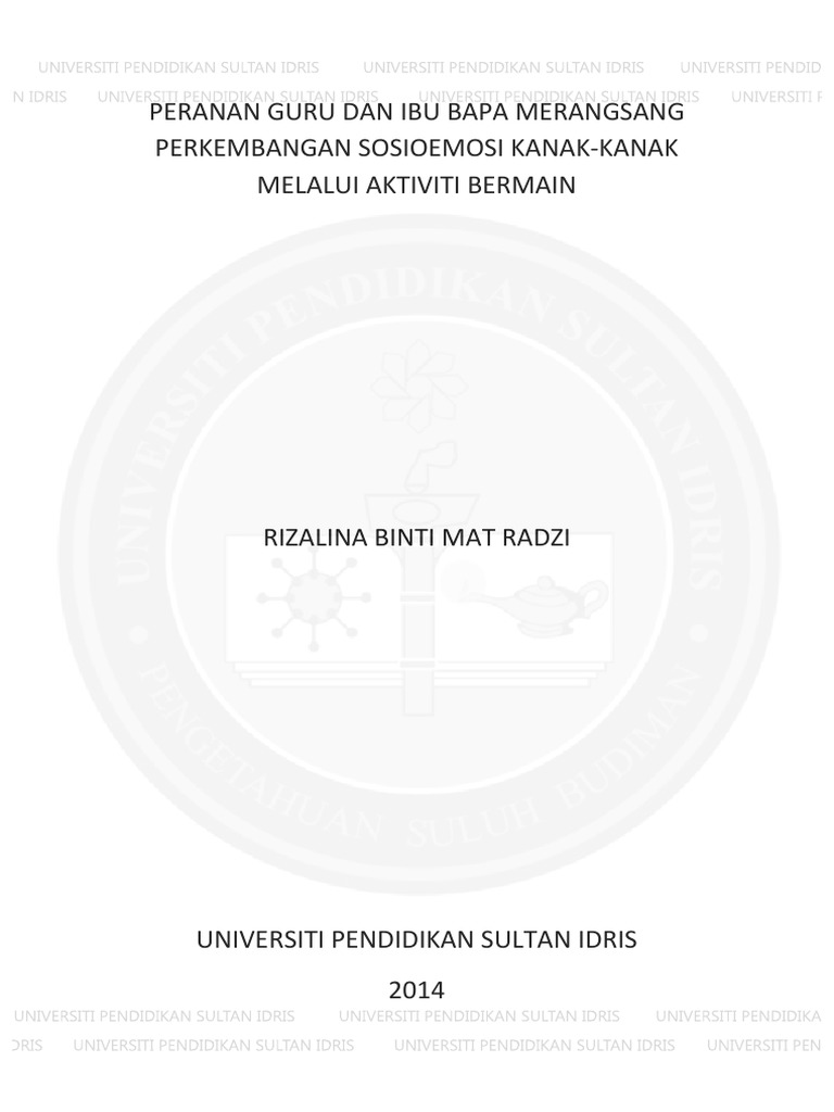 Peranan Guru Dan Ibu Bapa Merangsang Perkembangan ...