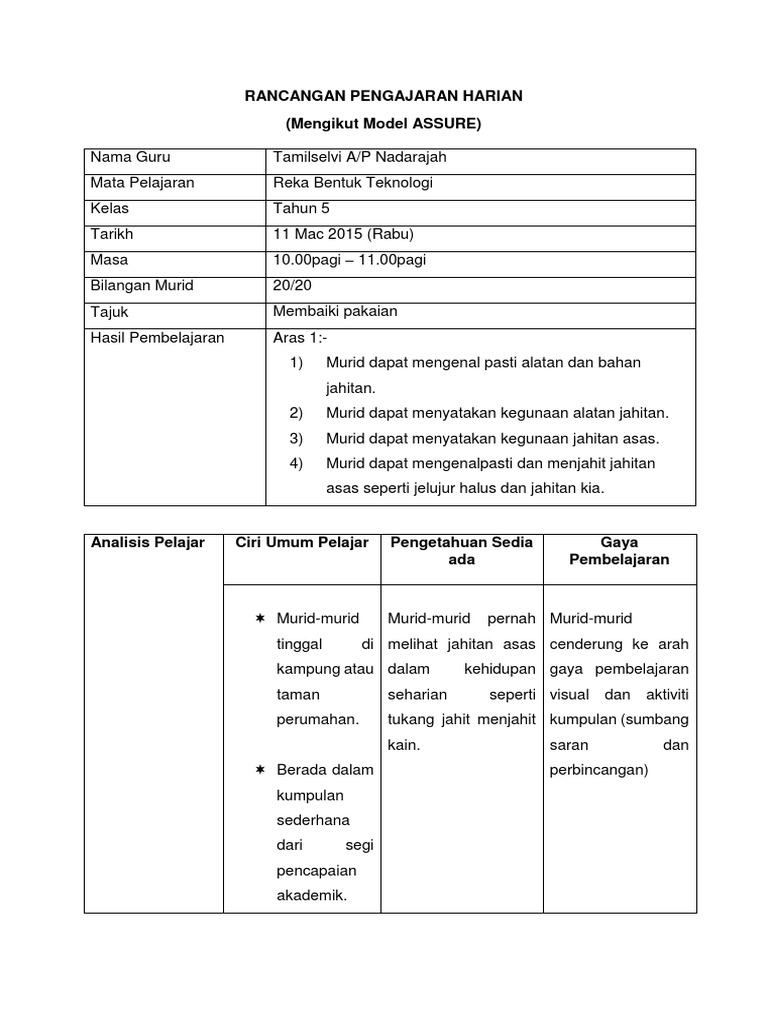 RPH Model Assure | PDF | Komputer