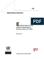 El (Lento) Retorno de Las Políticas Industriaes en AL, CEPAL, 2005