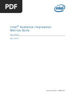 Intel Audience Impression Metrics Suite: User Guide