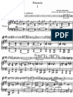 Franck Violin Sonata Score