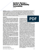 Effects of Wettability On Relative Permeability