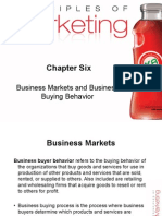 Chapter Six: Business Markets and Business Buying Behavior