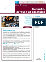 Securite Defense Et Strategie PDF