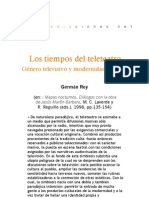 Los tiempos del teleteatro - Germán Rey 