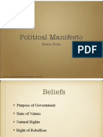 Political Manifesto Presentation