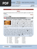 PRIMA PARTE (A) : Faccio Una Scelta: Grana Padano e Parmigiano Reggiano. Il Formaggio Italiano