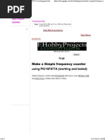Make A Simple Frequency Counter Using PIC16F877A (Working and Tested) - Ehobbyprojects