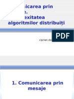 6. Comunicarea Prin Mesaje. Complexitatea Algoritmilor Distribuiti