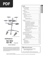 Roland TD-1K Manual