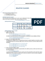 Relative Clauses