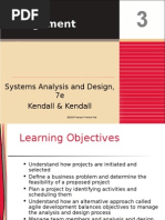 Project Management: Systems Analysis and Design, 7e Kendall & Kendall