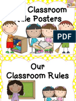 Classroom Rules Posters