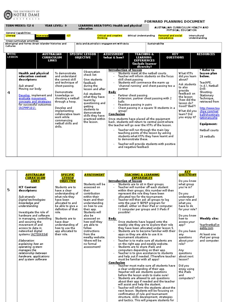 Hpe-Forward-Planning-Document Finished | PDF | Educational Assessment ...