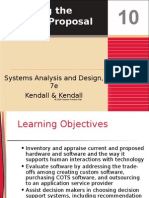 Preparing The Systems Proposal: Systems Analysis and Design, 7e Kendall & Kendall