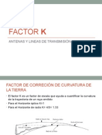 Factor K Corrección