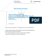 Phase Locked Loop Design - Analysis of a Sigma-Delta Modulator Using RF Behavioral Modeling and System Simulation