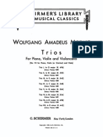 W. A. Mozart Trio in Ebmajor K.498 