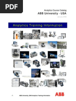 ABB University Analytics USA Training Catalog 2008