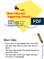 main idea and supporting details ppt
