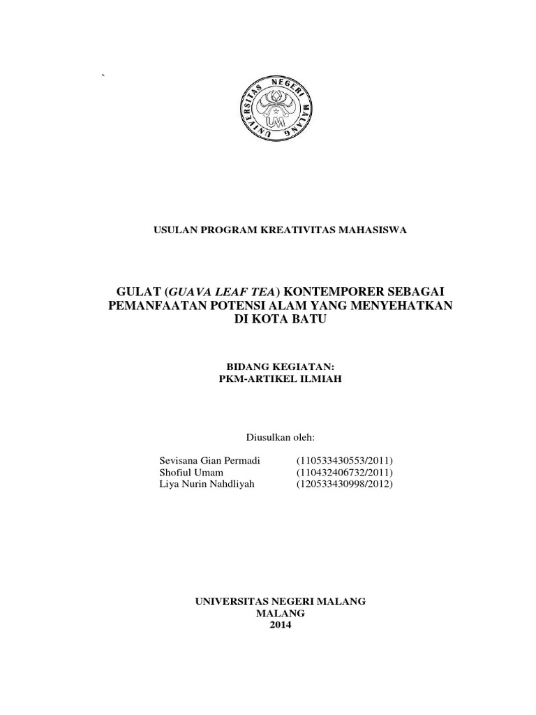 Contoh PKM AI | PDF